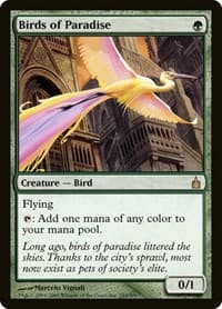 Birds of Paradise - Ravnica: City of Guilds - Magic: The Gathering card