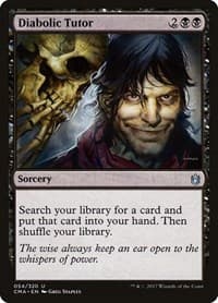 Diabolic Tutor - Commander Anthology - Magic: The Gathering card