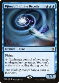 Djinn of Infinite Deceits - Commander Anthology - Magic: The Gathering card