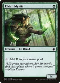 Elvish Mystic - Commander Anthology - Magic: The Gathering card