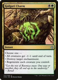 Golgari Charm - Commander Anthology - Magic: The Gathering card