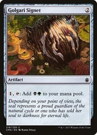 Golgari Signet - Commander Anthology - Magic: The Gathering card