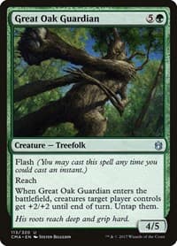 Great Oak Guardian - Commander Anthology - Magic: The Gathering card