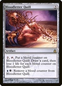 Bloodletter Quill - Ravnica: City of Guilds - Magic: The Gathering card