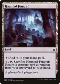 Haunted Fengraf - Commander Anthology - Magic: The Gathering card