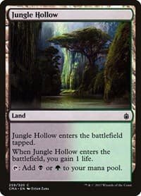 Jungle Hollow - Commander Anthology - Magic: The Gathering card