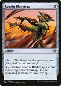 Leonin Bladetrap - Commander Anthology - Magic: The Gathering card