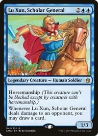 Lu Xun, Scholar General - Commander Anthology - Magic: The Gathering card
