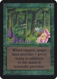Wild Growth - Alpha Edition - Magic: The Gathering card