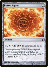 Boros Signet - Ravnica: City of Guilds - Magic: The Gathering card