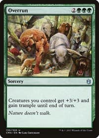 Overrun - Commander Anthology - Magic: The Gathering card