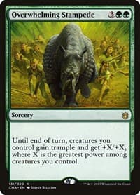 Overwhelming Stampede - Commander Anthology - Magic: The Gathering card