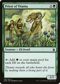 Priest of Titania - Commander Anthology - Magic: The Gathering card