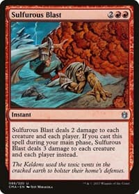 Sulfurous Blast - Commander Anthology - Magic: The Gathering card
