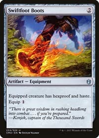 Swiftfoot Boots - Commander Anthology - Magic: The Gathering card