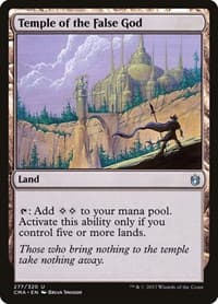 Temple of the False God - Commander Anthology - Magic: The Gathering card