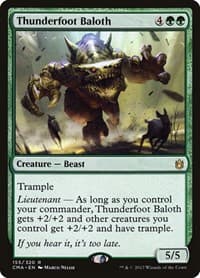 Thunderfoot Baloth - Commander Anthology - Magic: The Gathering card