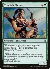 Titania's Chosen - Commander Anthology - Magic: The Gathering card