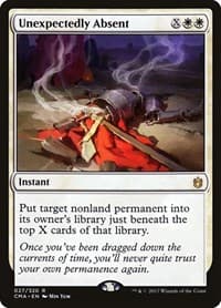 Unexpectedly Absent - Commander Anthology - Magic: The Gathering card