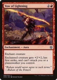 Vow of Lightning - Commander Anthology - Magic: The Gathering card