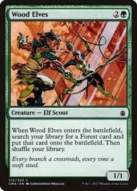 Wood Elves - Commander Anthology - Magic: The Gathering card