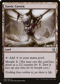 Zoetic Cavern - Commander Anthology - Magic: The Gathering card