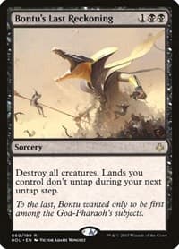 Bontu's Last Reckoning - Hour of Devastation - Magic: The Gathering card