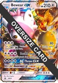 Bewear GX - SM34 (Black Star Promos) - Jumbo Cards - Pokemon card