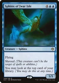 Sphinx of Jwar Isle - Archenemy: Nicol Bolas - Magic: The Gathering card