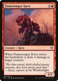 Flametongue Kavu - Archenemy: Nicol Bolas - Magic: The Gathering card