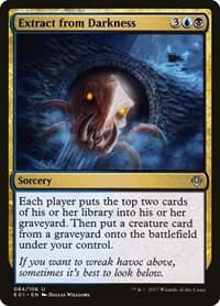 Extract from Darkness - Archenemy: Nicol Bolas - Magic: The Gathering card