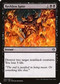 Reckless Spite - Archenemy: Nicol Bolas - Magic: The Gathering card