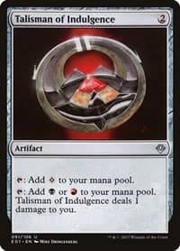 Talisman of Indulgence - Archenemy: Nicol Bolas - Magic: The Gathering card