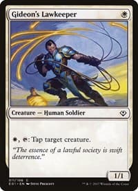Gideon's Lawkeeper - Archenemy: Nicol Bolas - Magic: The Gathering card