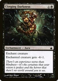Clinging Darkness - Ravnica: City of Guilds - Magic: The Gathering card