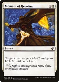 Moment of Heroism - Archenemy: Nicol Bolas - Magic: The Gathering card