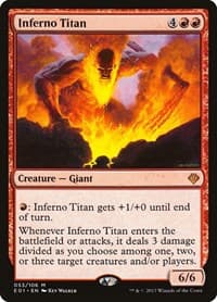 Inferno Titan - Archenemy: Nicol Bolas - Magic: The Gathering card