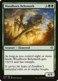 Woodborn Behemoth - Archenemy: Nicol Bolas - Magic: The Gathering card