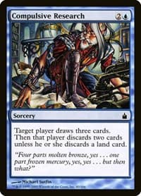Compulsive Research - Ravnica: City of Guilds - Magic: The Gathering card