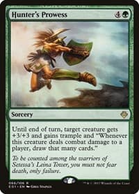 Hunter's Prowess - Archenemy: Nicol Bolas - Magic: The Gathering card