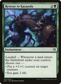 Retreat to Kazandu - Archenemy: Nicol Bolas - Magic: The Gathering card