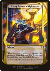 Every Dream a Nightmare (Archenemy: Nicol Bolas) - Oversize Cards - Magic: The Gathering card