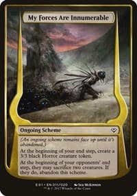 My Forces Are Innumerable (Archenemy: Nicol Bolas) - Oversize Cards - Magic: The Gathering card