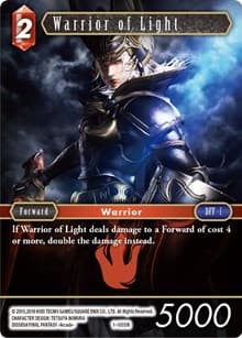 Warrior of Light (Fire) - Opus I - Final Fantasy TCG card