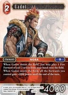 Gadot - Opus I - Final Fantasy TCG card