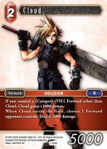 Cloud (Common) - Opus I - Final Fantasy TCG card