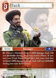Sazh - Opus I - Final Fantasy TCG card