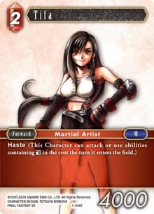Tifa - Opus I - Final Fantasy TCG card