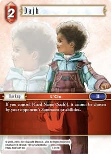 Dajh - Opus I - Final Fantasy TCG card
