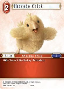 Chocobo Chick - Opus I - Final Fantasy TCG card